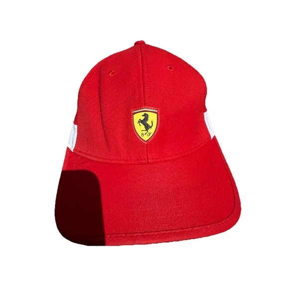 Scuderia Ferrari Puma Classic Adjustable Cap Hat Red Formula Racing Osfm - Picture 1 of 7